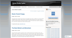Desktop Screenshot of marketweeklyupdate.com